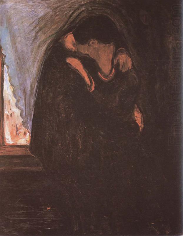 Edvard Munch Kiss china oil painting image
